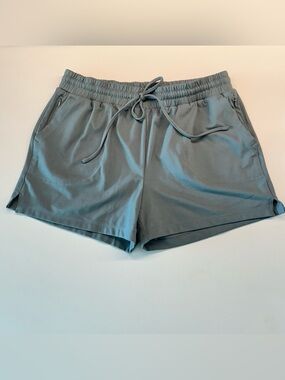 Nicole Miller Women’s Drawstring Shorts - Sage Green